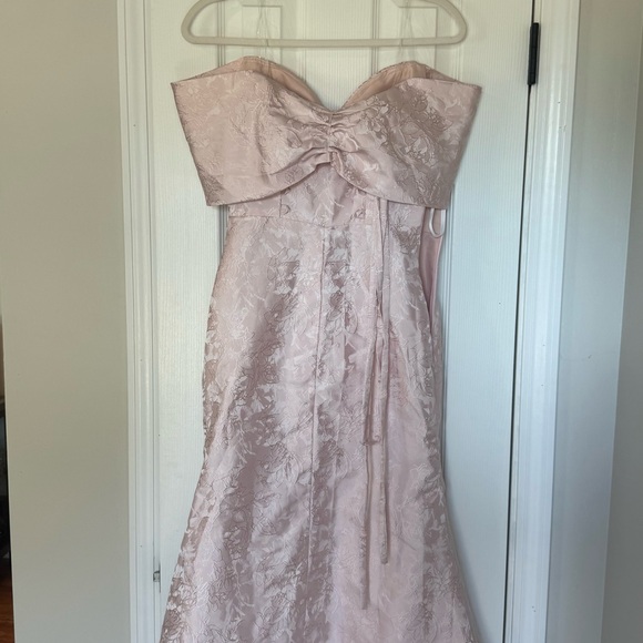 Blush Floral Lace dress - Picture 4 of 7